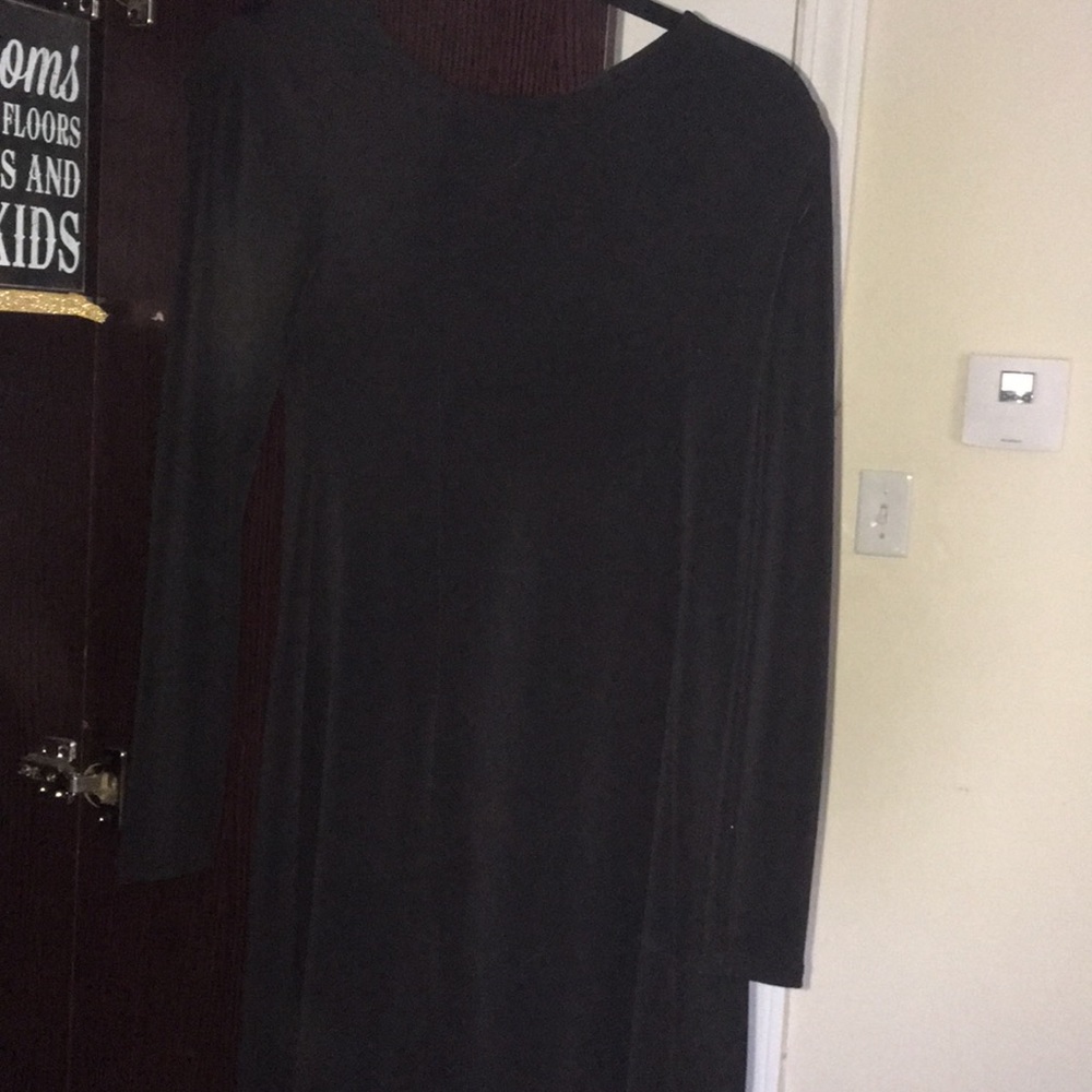 Black long sleeve dress